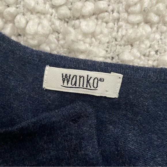 Wanko Vintage 100% Lambswool Navy Blue Medium - Picture 7 of 7